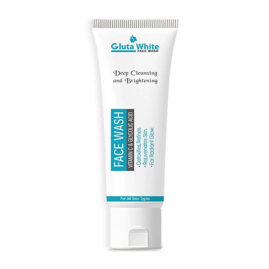 Gluta White Face Wash | Brightening Oil Control Daily Cleanser