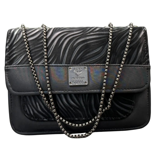 Charcoal Black Luxury Faux Leather Shoulder Bag for Women | Casual & Work