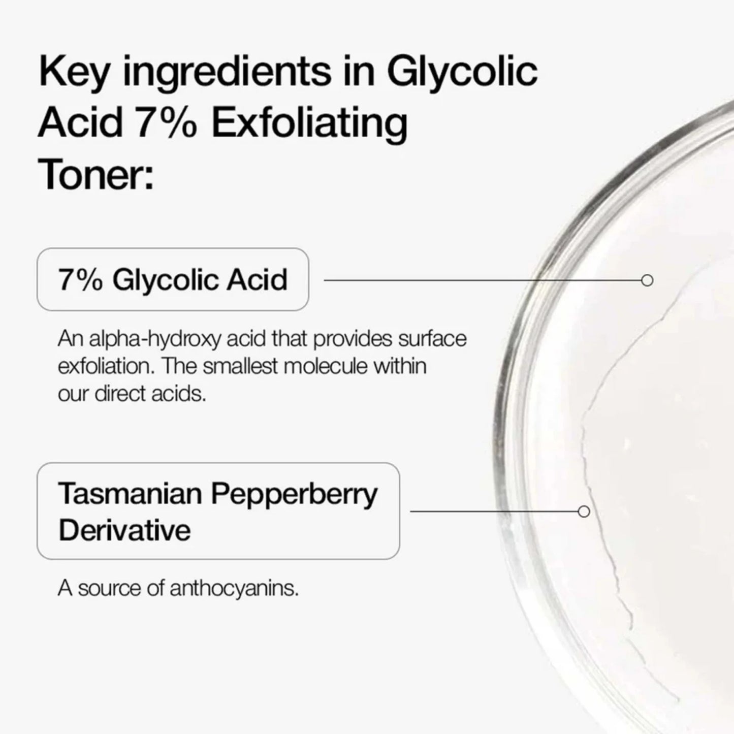 Urapra Glycolic Acid 7% Toner 100ml | Clear & Radiant Skin Exfoliator