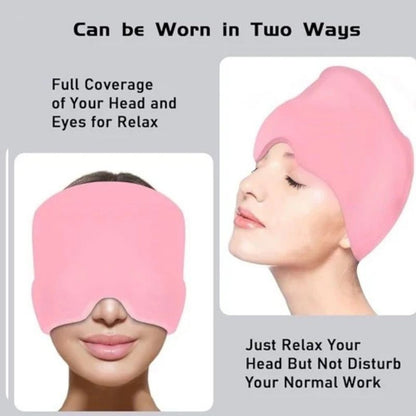 Headache Relief Gel Cap | Hot & Cold Therapy for Migraine & Tension