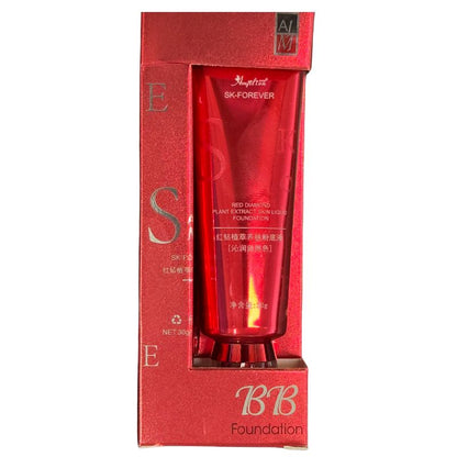 BB Waterproof Liquid Foundation 30g | Full Coverage Matte & Oil Control