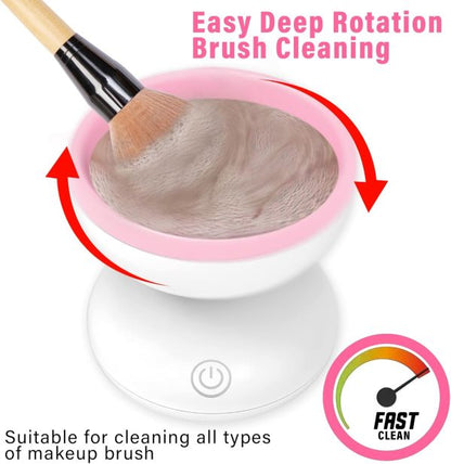 Electric Makeup Brush Cleaner Machine | USB Rechargeable & Automatic