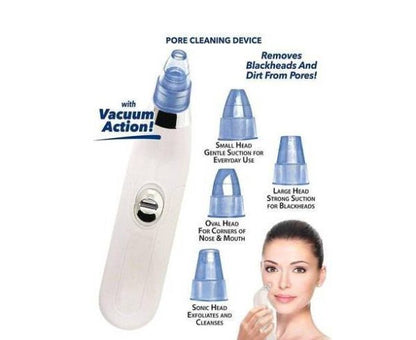 3-in-1 Blackhead Removal Machine | Derma Suction Pore Cleaner & Acne Remover