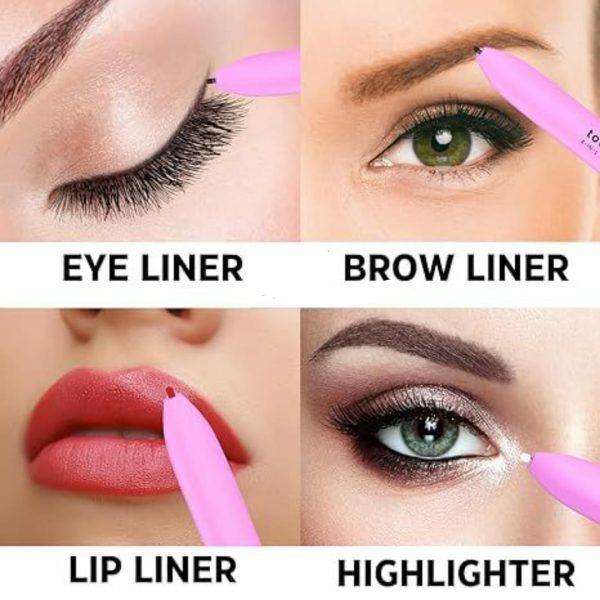 4-in-1 Makeup Pen | Waterproof Eyeliner, Brow Pencil, Highlighter & Eyeshadow