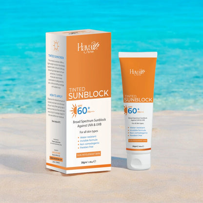 Haya Tinted Sunblock SPF 60+ | Broad Spectrum UV Protection