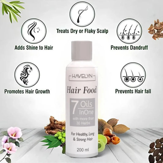 Havelyn Hair Food Oil 200ml | Herbal Hair Growth & Strength