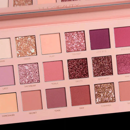 18 Colors Nude Eyeshadow Palette | Matte & Shimmer Long Lasting Shades