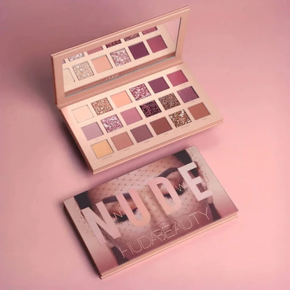 18 Colors Nude Eyeshadow Palette | Matte & Shimmer Long Lasting Shades