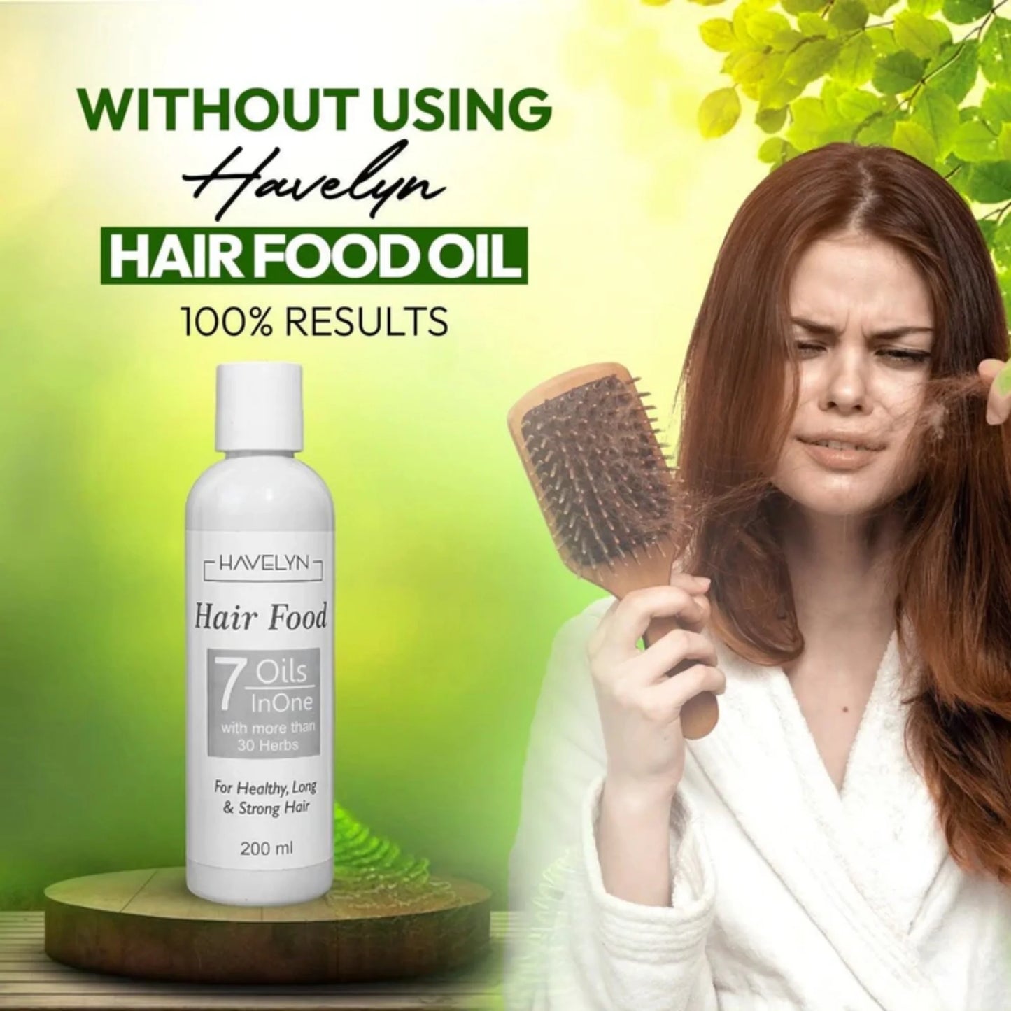 Havelyn Hair Food Oil 200ml | Herbal Hair Growth & Strength
